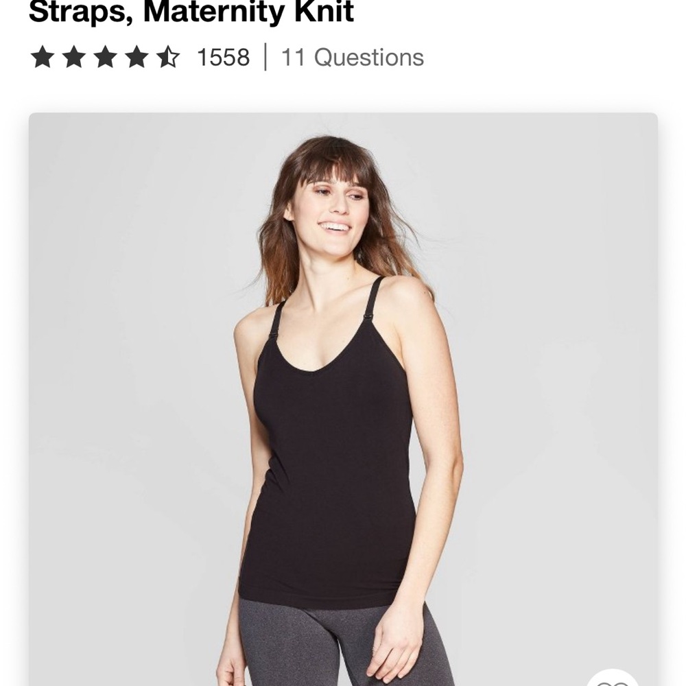 Auden Black Fitted Sleeveless Tank Top